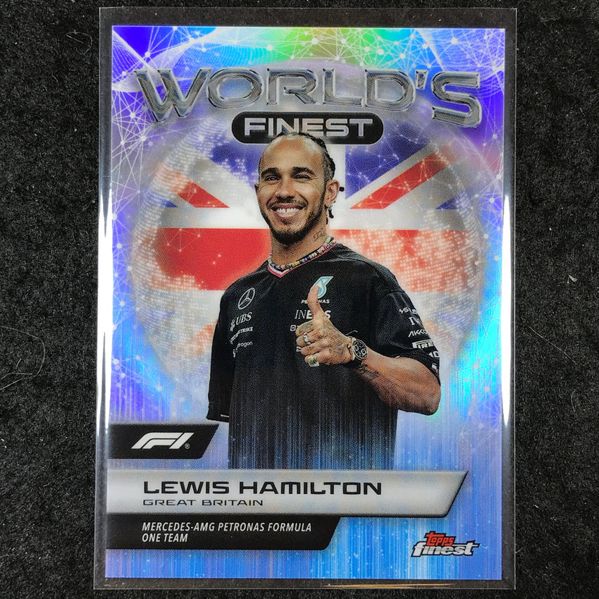 2024 Topps Finest Formula 1 LEWIS HAMILTON World's Finest Refractor #6
