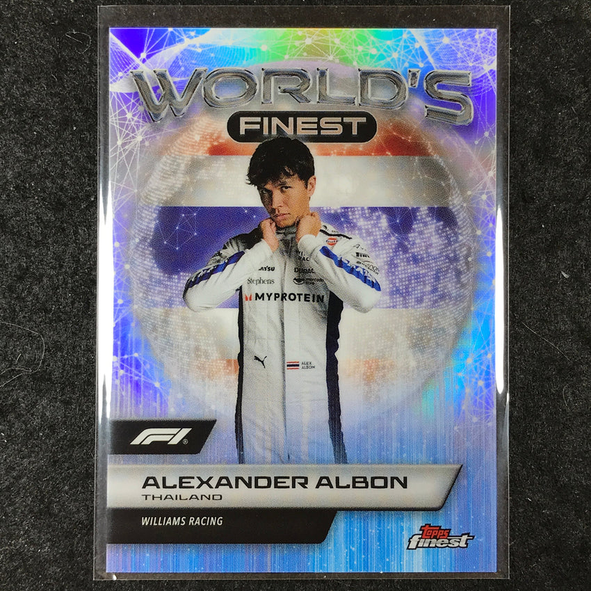 2024 Topps Finest Formula 1 ALEXANDER ALBON World's Finest Refractor #18