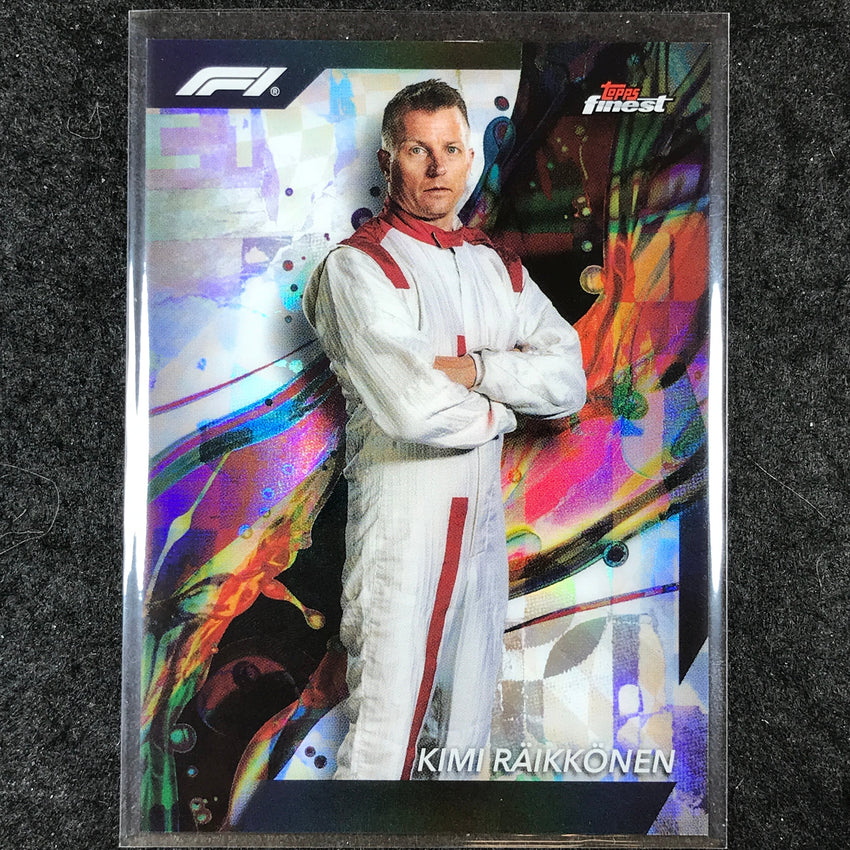 2024 Topps Finest Formula 1 KIMI RAIKKONEN Base Common Refractor #18