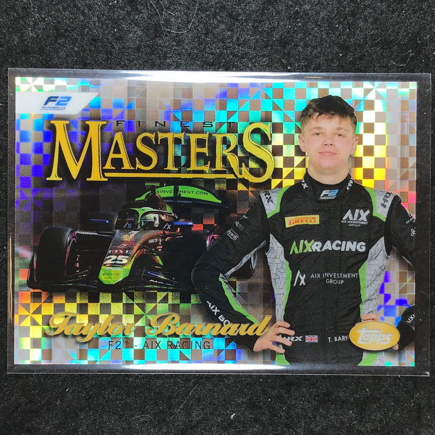 2024 Topps Finest Formula 1 TAYLOR BARNARD Masters Checkerboard #15