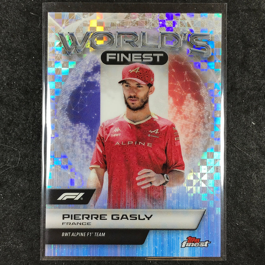 2024 Topps Finest Formula 1 PIERRE GASLY World's Finest Checkerboard #10