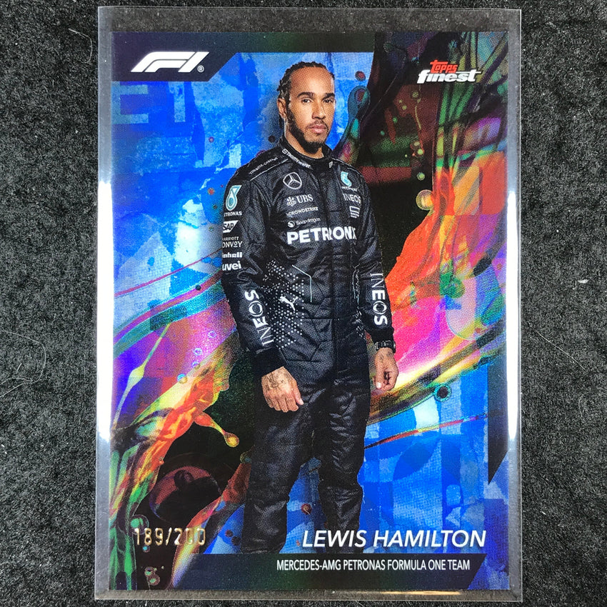 2024 Topps Finest Formula 1 LEWIS HAMILTON Common Blue /200 #6