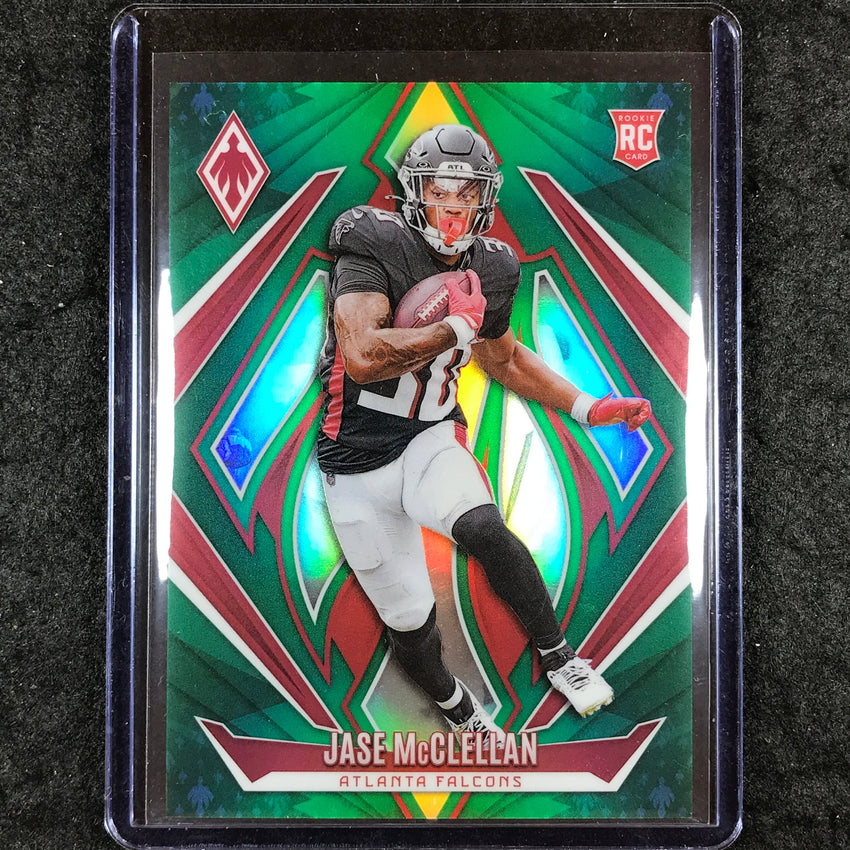 2024 Phoenix Football JASE MCCLELLAN Rookie Base Green 15/25 #193