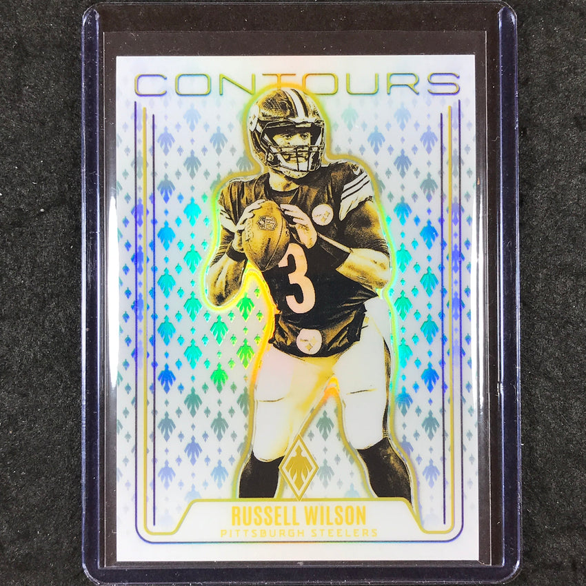 2024 Phoenix Football RUSSELL WILSON Contours Green 10/25 #RWN