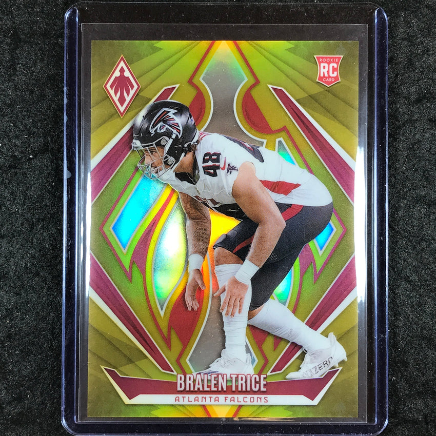 2024 Phoenix Football BRALEN TRICE Rookie Base Gold 6/10 #162