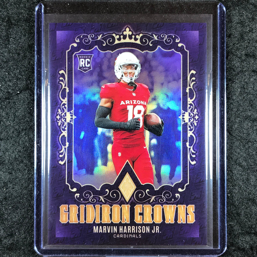 2024 Phoenix Football MARVIN HARRISON JR. Gridiron Crowns Rookie SSP #MHJ