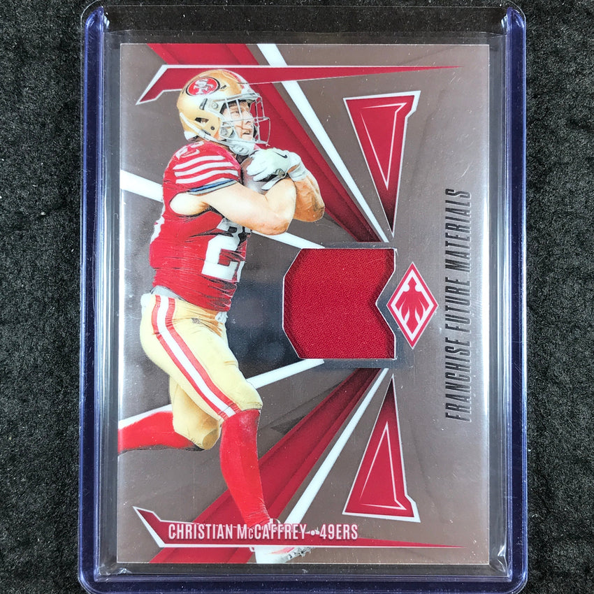 2024 Phoenix Football CHRISTIAN MCCAFFREY Franchise Future Jersey Silver 292/299