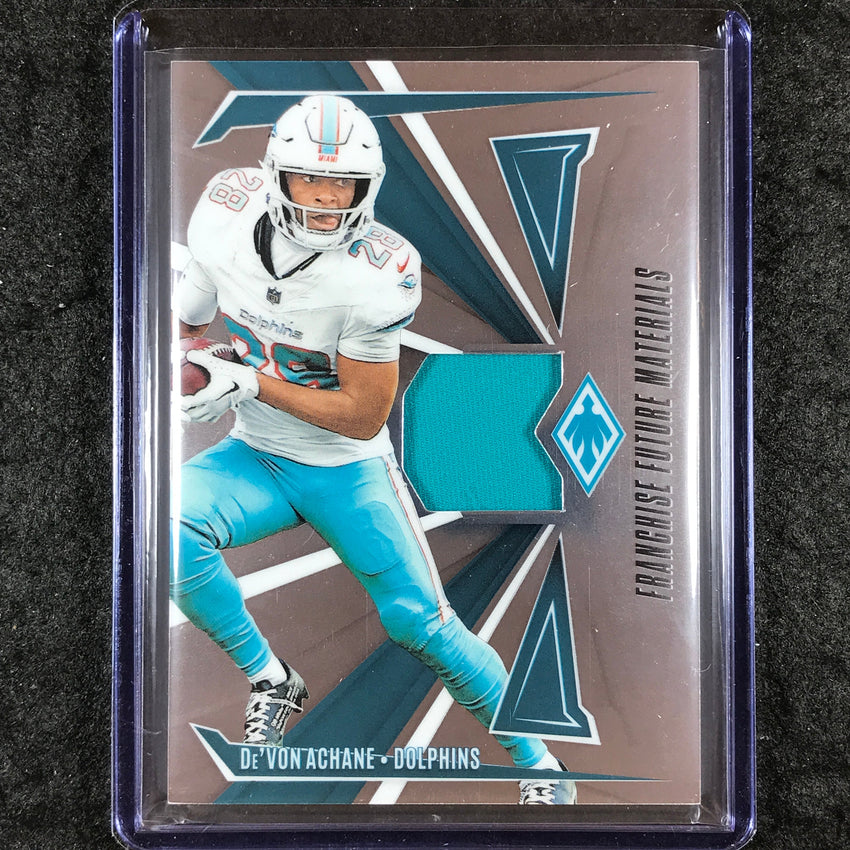 2024 Phoenix Football DE'VON ACHANE Franchise Future Jersey Relic Silver 99/299