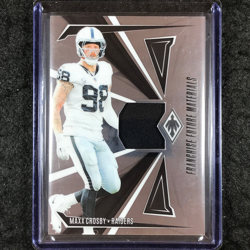 2024 Phoenix Football MAXX CROSBY Franchise Future Jersey Relic Silver 197/299