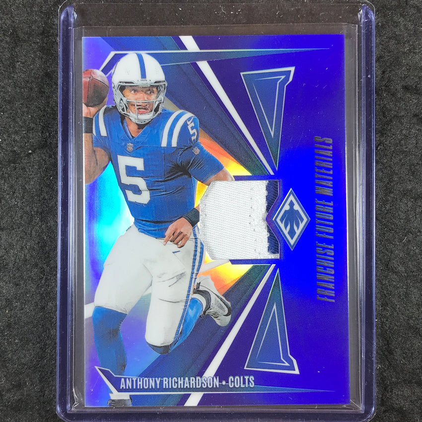 2024 Phoenix Football ANTHONY RICHARDSON Franchise Future Patch Relic Blue 43/49