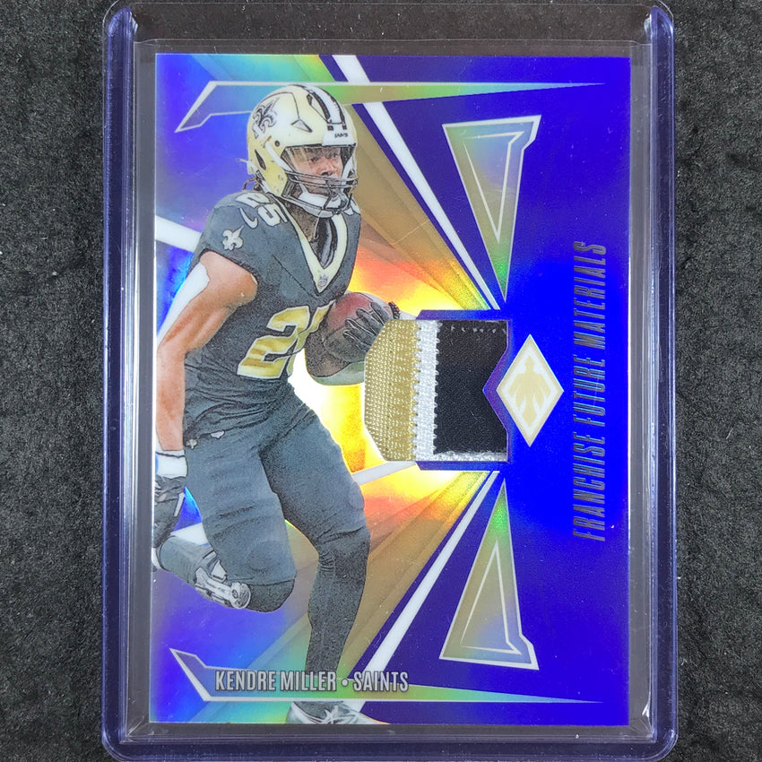 2024 Phoenix Football KENDRE MILLER Franchise Future Materials Patch Blue 28/49