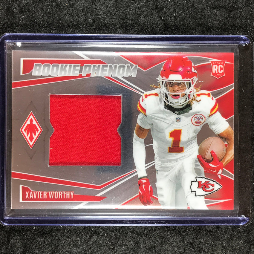 2024 Phoenix Football XAVIER WORTHY Rookie Phenom Jersey Relic Base 105/225