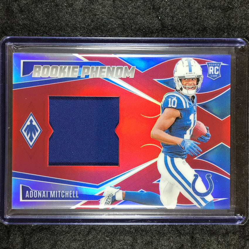 2024 Phoenix Football ADONAI MITCHELL Rookie Phenom Jersey Relic Red 19/99