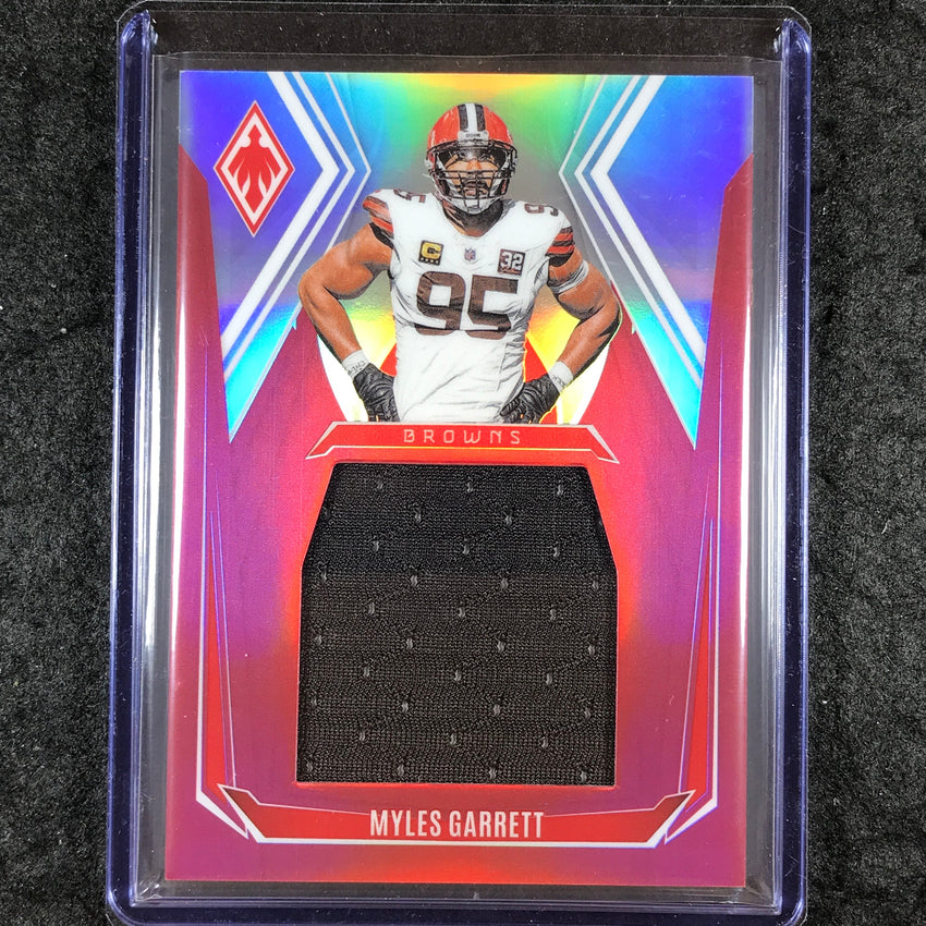 2024 Phoenix Football MYLES GARRETT Pandora Patch Relic Red 20/99