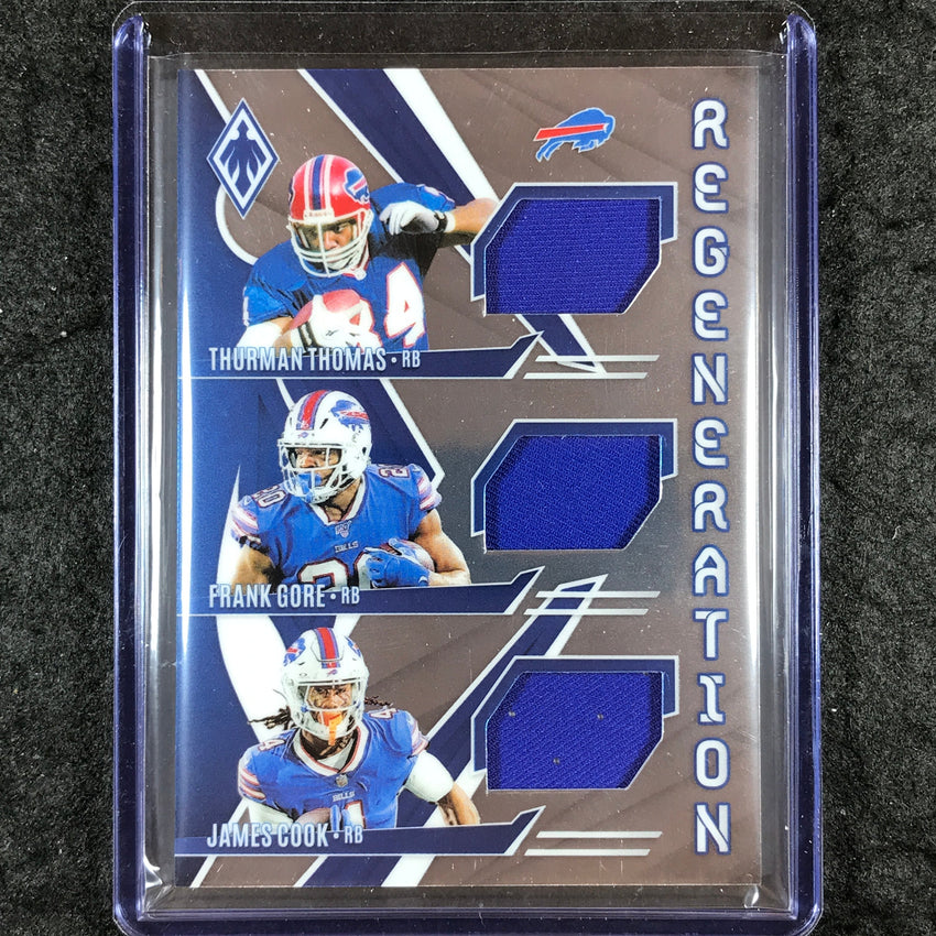 2024 Phoenix Football THOMAS GORE COOK Regeneration Triple Jersey Relic 74/199