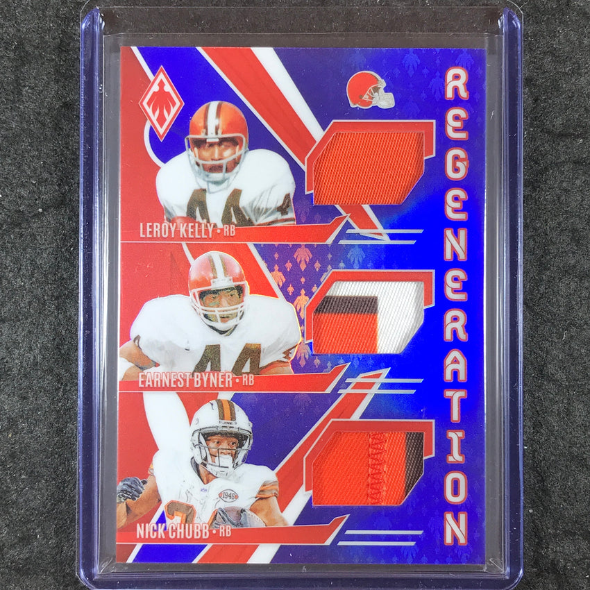 2024 Phoenix Football KELLY BYNER CHUBB Regeneration Triple Patch Blue 44/49