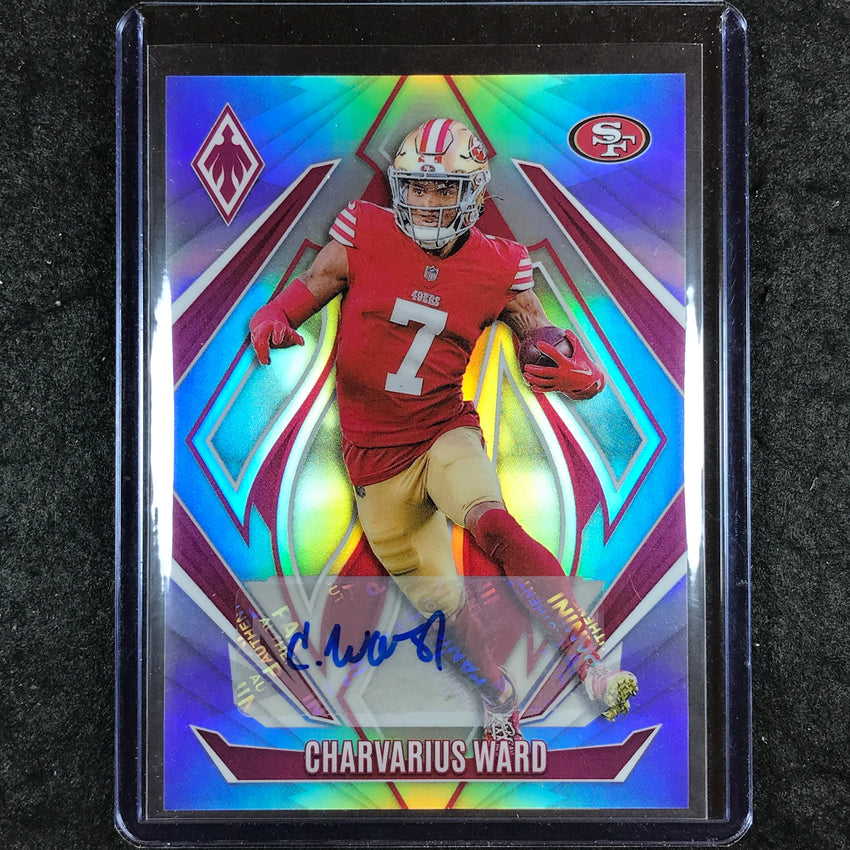2024 Phoenix Football CHARVARIUS WARD Base Auto Silver 78/199 #22