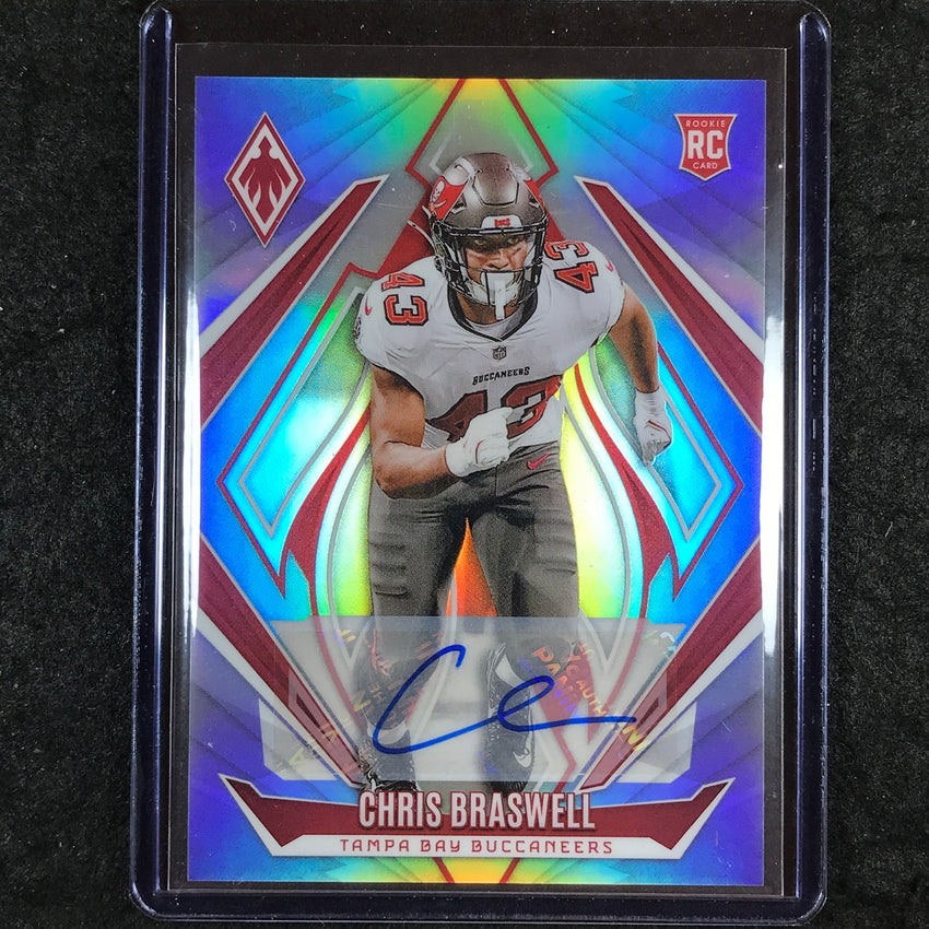 2024 Phoenix Football CHRIS BRASWELL Base Rookie Auto Silver 6/199 #170