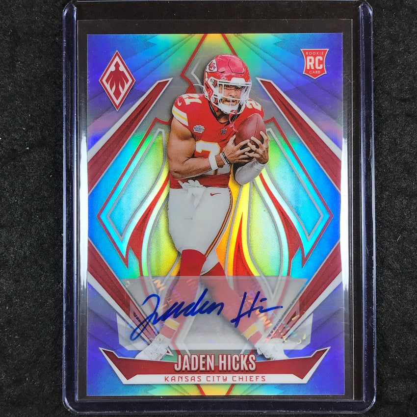 2024 Phoenix Football JADEN HICKS Base Rookie Auto Silver 184/199 #187