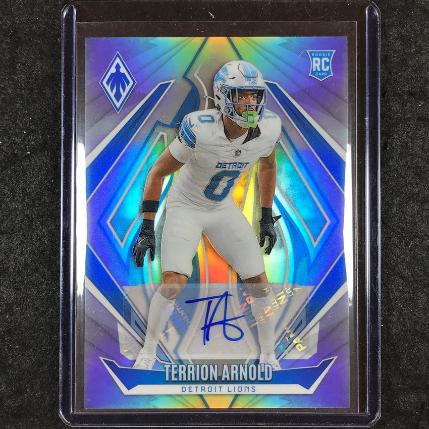 2024 Phoenix Football TERRION ARNOLD Base Rookie Auto Silver 164/199 #240