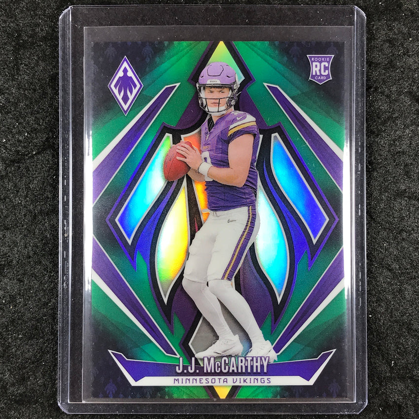 2024 Phoenix Football J.J. MCCARTHY Rookie Base Green Fade /199 #185