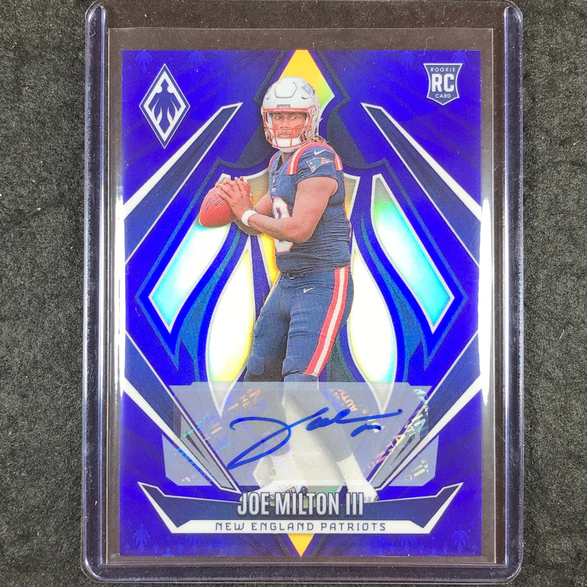 2024 Phoenix Football JOE MILTON III Base Rookie Auto Blue 31/49 #205
