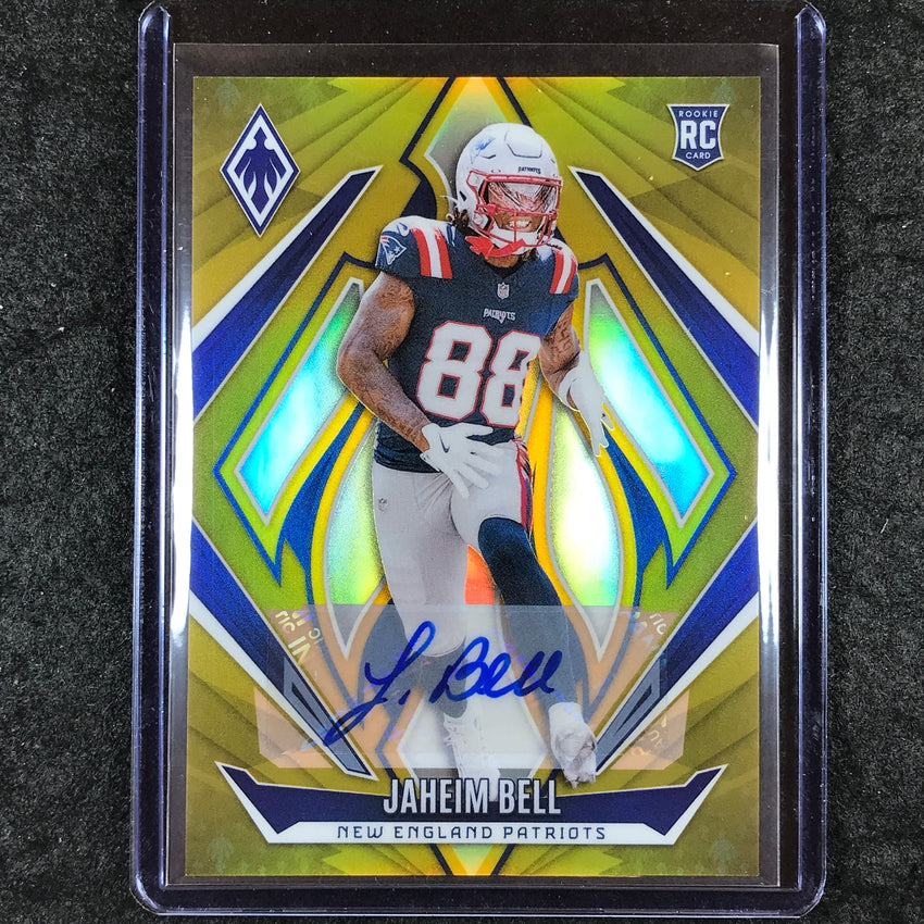 2024 Phoenix Football JAHEIM BELL Base Rookie Auto Gold 9/10 #188