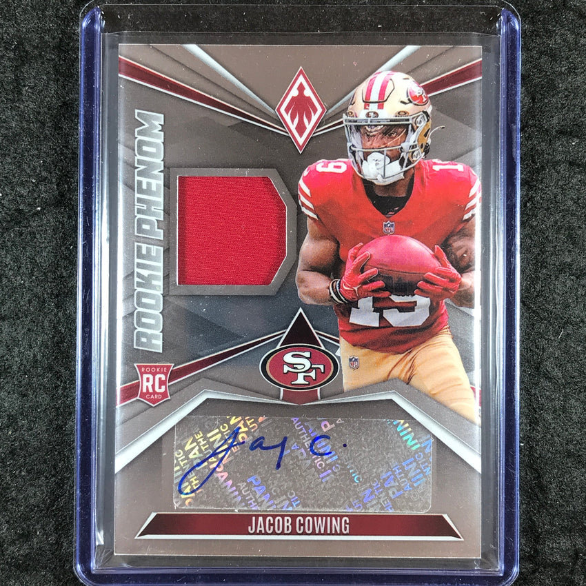 2024 Phoenix Football JACOB COWING Rookie Phenom Jersey Auto Base 278/299
