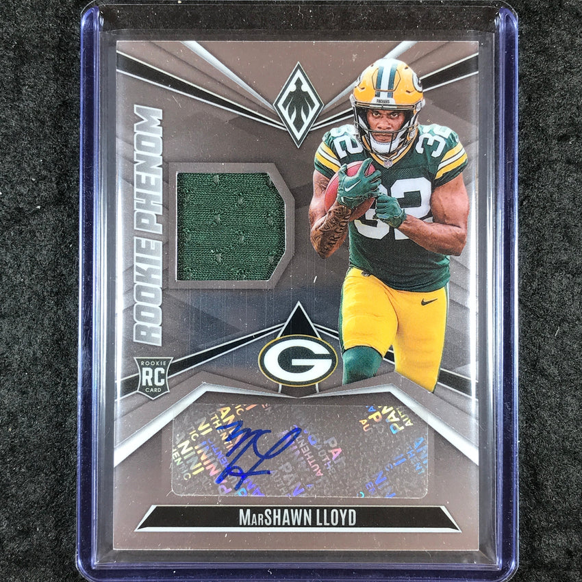 2024 Phoenix Football MARSHAWN LLOYD Rookie Phenom Jersey Auto Base 56/299