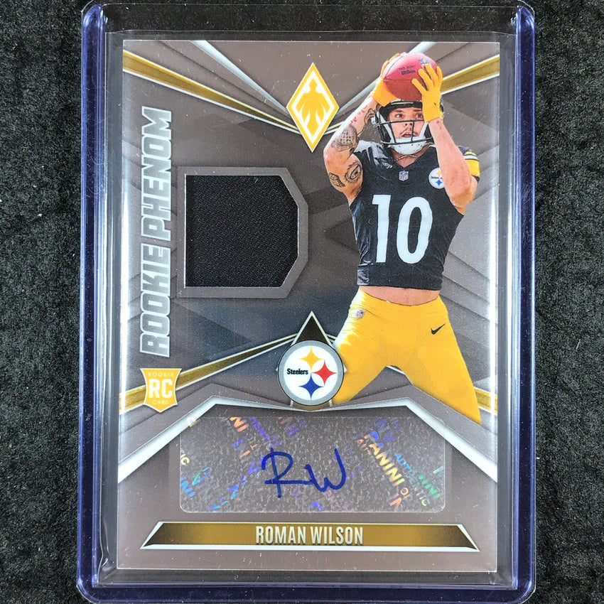 2024 Phoenix Football ROMAN WILSON Rookie Phenom Jersey Auto Base 58/299