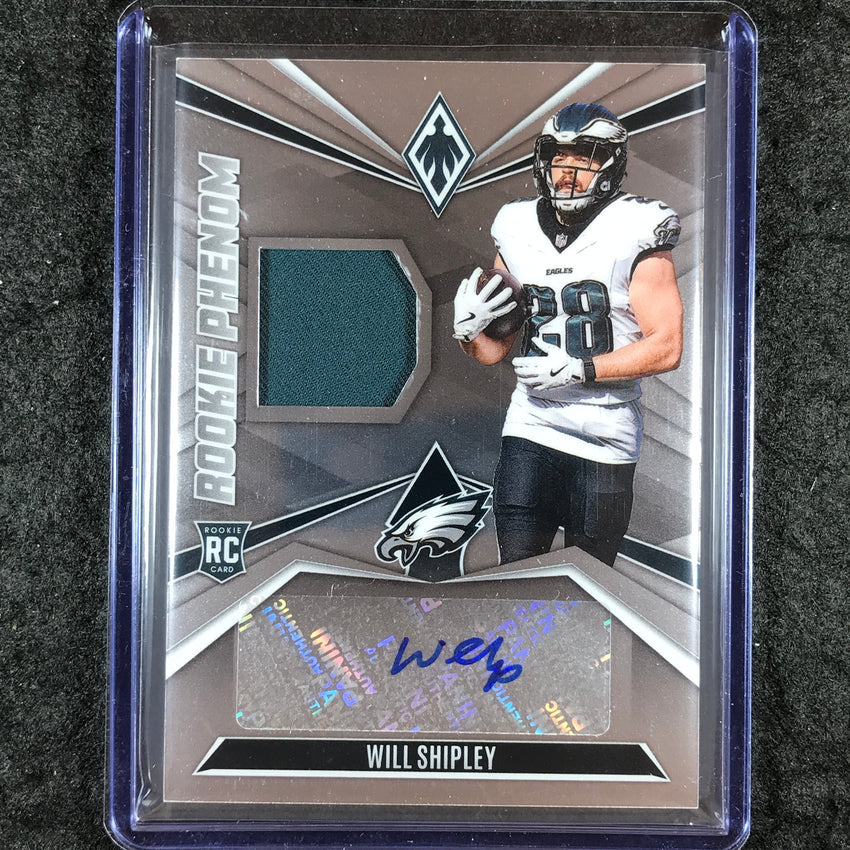2024 Phoenix Football WILL SHIPLEY Rookie Phenom Jersey Auto Base 99/299