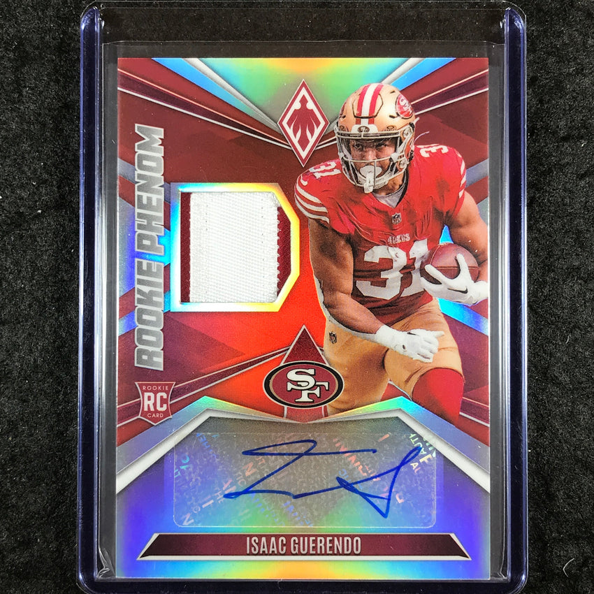 2024 Phoenix Football ISAAC GUERENDO Rookie Phenom Patch Auto Red 3/99