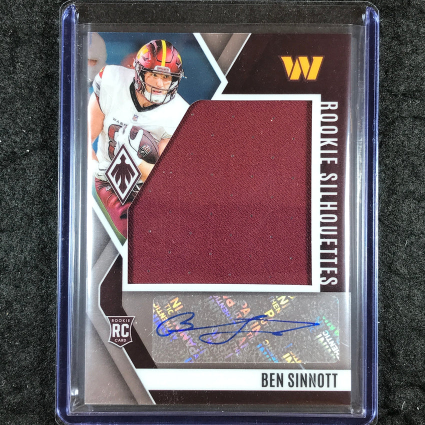 2024 Phoenix Football BEN SINNOTT Rookie Silhouettes Jersey Auto Base 274/299
