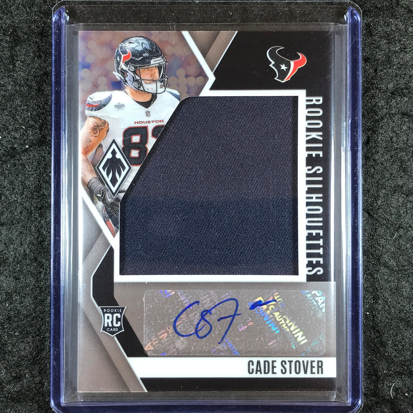 2024 Phoenix Football CADE STOVER Rookie Silhouettes Jersey Auto Base 152/299