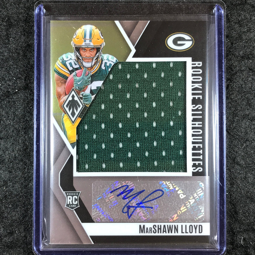 2024 Phoenix Football MARSHAWN LLOYD Rookie Silhouettes Jersey Auto Base 248/299