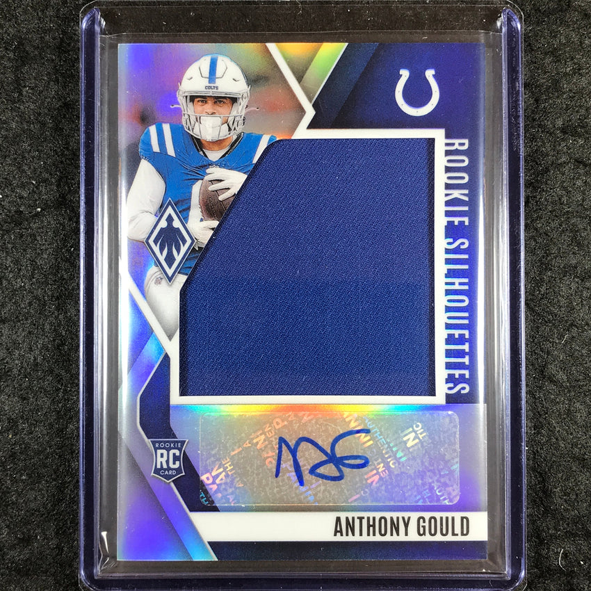 2024 Phoenix Football ANTHONY GOULD Rookie Silhouettes Jersey Auto Silver 11/149