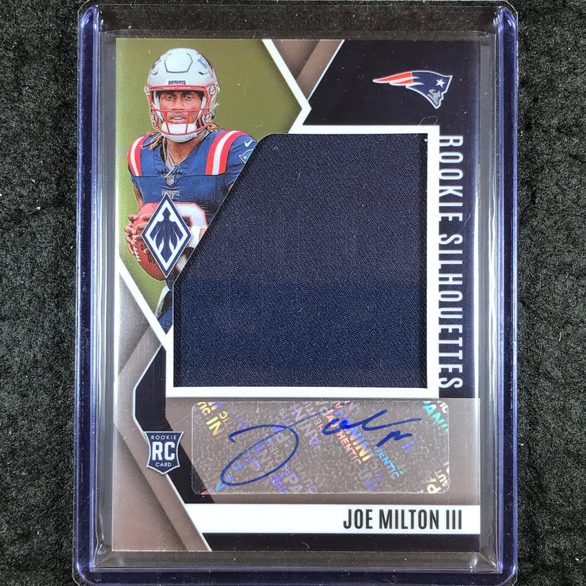 2024 Phoenix Football JOE MILTON III Rookie Silhouettes Jersey Auto Base 52/99