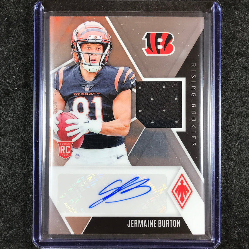 2024 Phoenix Football JERMAINE BURTON Rising Rookies Jersey Auto Base 87/99