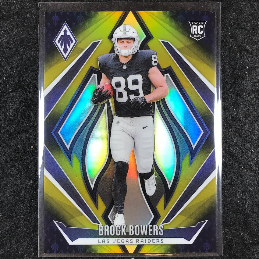 2024 Phoenix Football BROCK BOWERS Rookie Base Gold Fade /125 #165