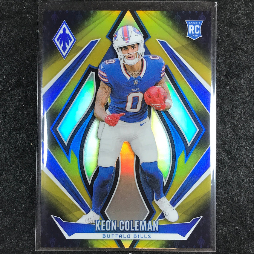 2024 Phoenix Football KEON COLEMAN Rookie Base Gold Fade /125 #213