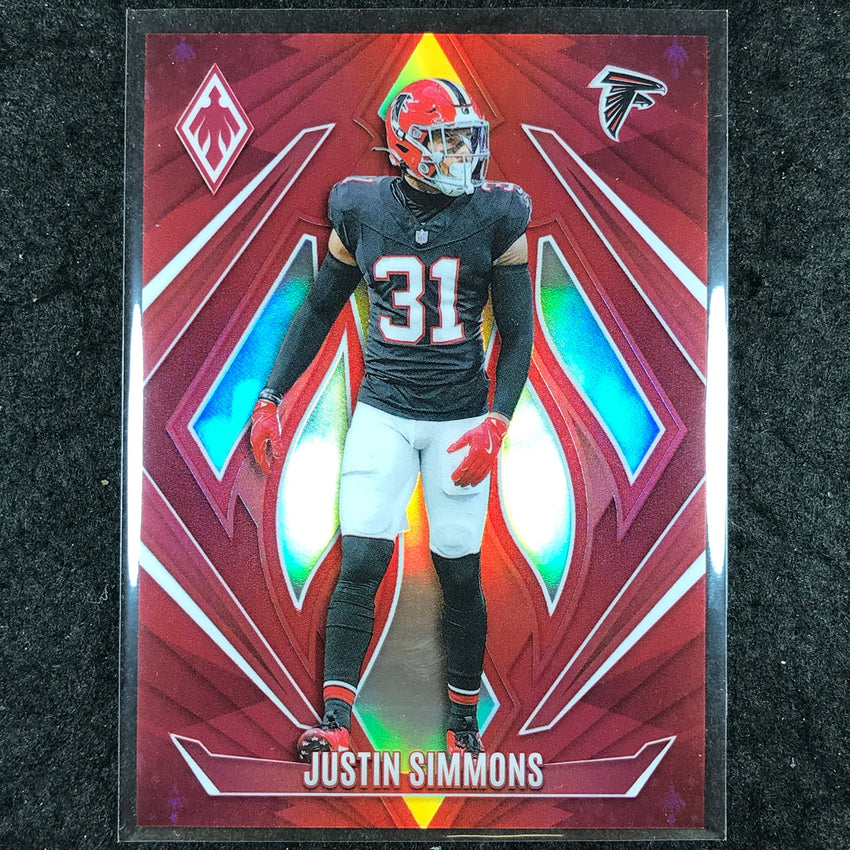 2024 Phoenix Football JUSTIN SIMMONS Base Red 53/99 #92