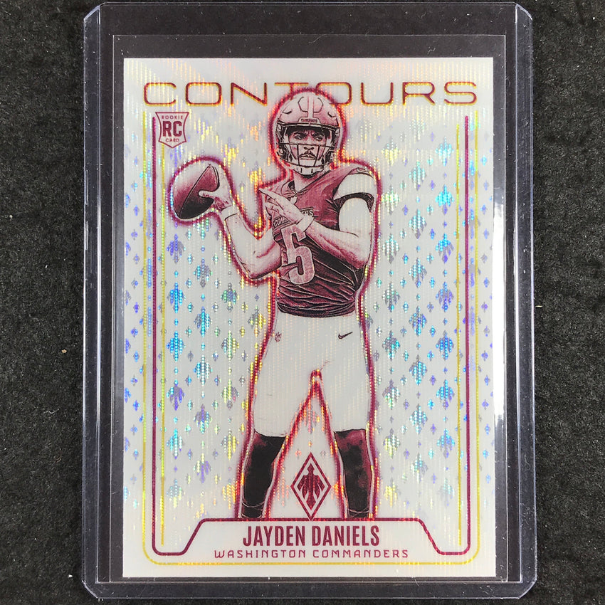 2024 Phoenix Football JAYDEN DANIELS Contours Rookie Wave #JDS