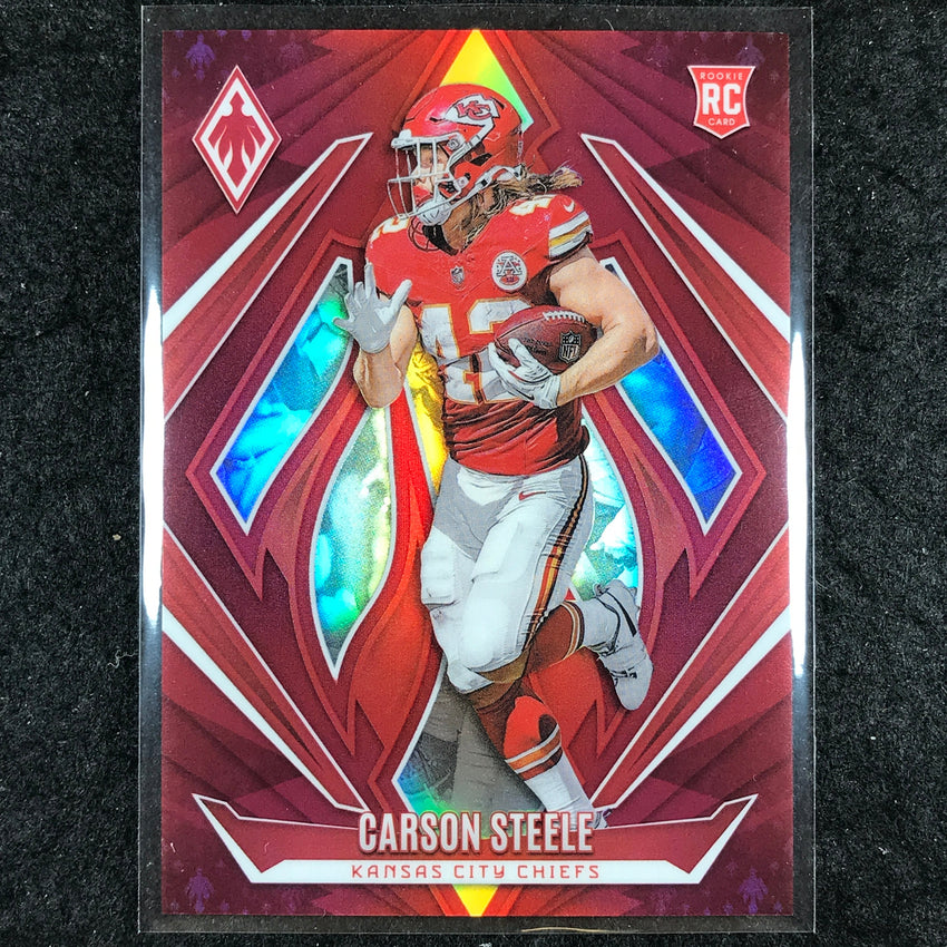 2024 Phoenix Football CARSON STEELE Rookie Base Red 10/99 #230