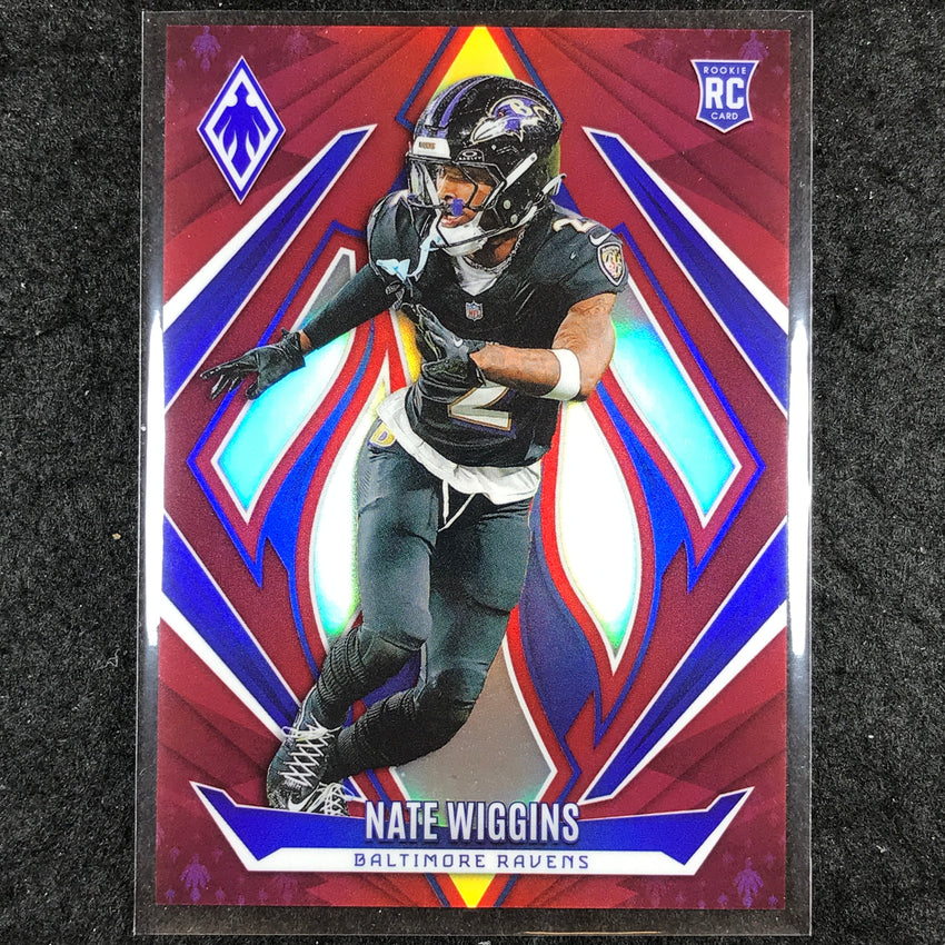 2024 Phoenix Football NATE WIGGINS Rookie Base Red 42/99 #231