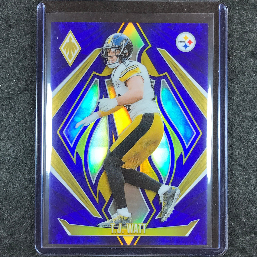 2024 Phoenix Football T.J. WATT Base Blue 44/50 #130