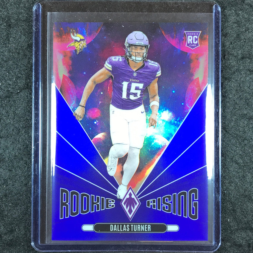 2024 Phoenix Football DALLAS TURNER Rookie Rising Blue 21/50 #DTR