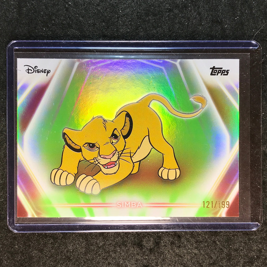 2026 Topps Disney Neon SIMBA Base Green 121/199 #41
