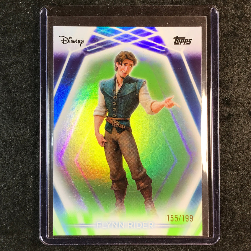 2026 Topps Disney Neon FLYNN RIDER Base Green 155/199 #60