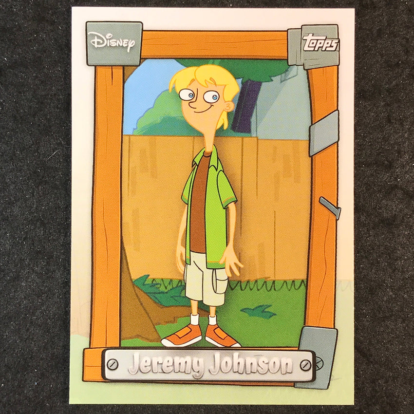 2026 Topps Disney Neon JEREMY JOHNSON Phineas and Ferb #P&F-9