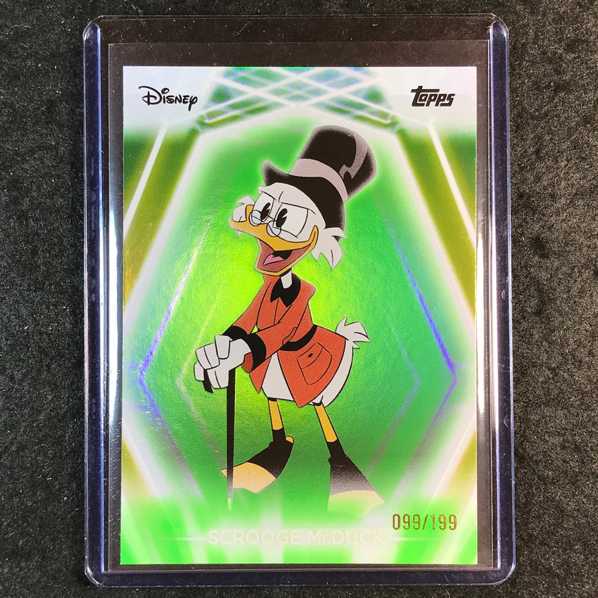 2026 Topps Disney Neon SCROOGE MCDUCK Base Green 99/199 #151